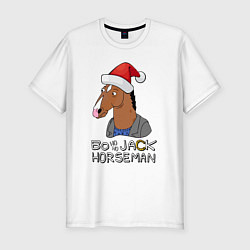 Футболка slim-fit Bo Ho Ho Jack Horseman, цвет: белый