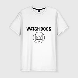 Мужская slim-футболка Watch Dogs
