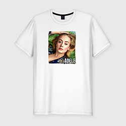 Мужская slim-футболка Adele