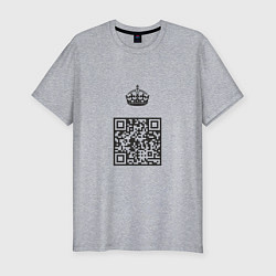 Мужская slim-футболка QR King