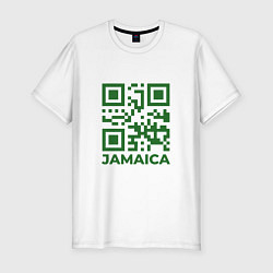 Футболка slim-fit QR Jamaica, цвет: белый