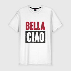 Мужская slim-футболка Bella Ciao - Money Heist