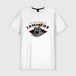 Мужская slim-футболка Jamestown Jammers - baseball team