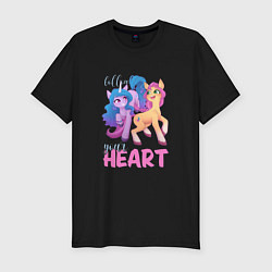 Мужская slim-футболка My Little Pony Follow your heart