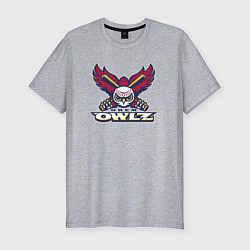 Мужская slim-футболка Orem Owlz - baseball team