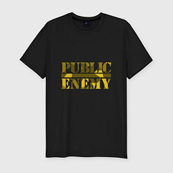 Футболка slim-fit Public Enemy Rap, цвет: черный