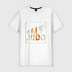 Мужская slim-футболка Judo Warriors