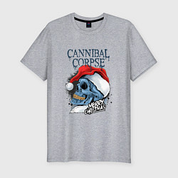 Мужская slim-футболка Cannibal Corpse Happy New Year