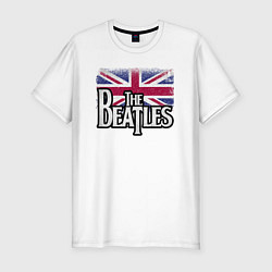 Мужская slim-футболка The Beatles Great Britain Битлз