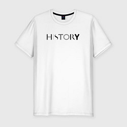 Футболка slim-fit History, цвет: белый