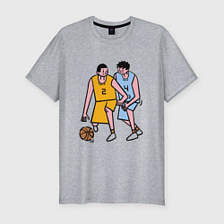 Мужская slim-футболка Баскетбол Куроко 2022