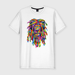 Футболка slim-fit Lion dreaD, цвет: белый