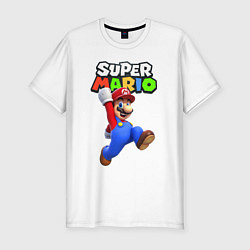 Мужская slim-футболка Nintendo Mario