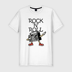 Мужская slim-футболка Rock n Roll dab