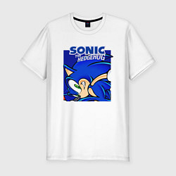 Мужская slim-футболка Sonic Adventure Sonic