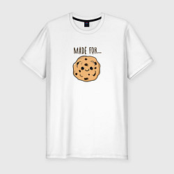 Футболка slim-fit Cookie - Made for, цвет: белый