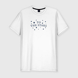 Мужская slim-футболка To the star couple