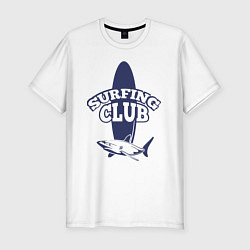 Мужская slim-футболка Surfing club