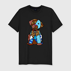 Мужская slim-футболка Romero B Dog