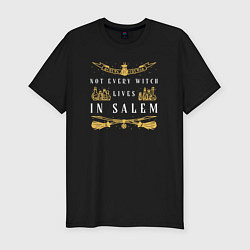 Мужская slim-футболка Не все ведьмы живут в Салеме