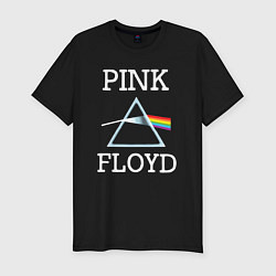 Футболка slim-fit PINK FLOYD - ПИНК ФЛОЙД ЛОГОТИП, цвет: черный