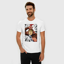 Футболка slim-fit Onizuka gorilla, цвет: белый — фото 2