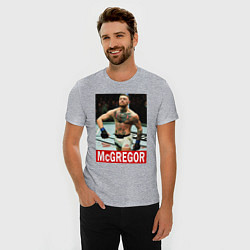 Футболка slim-fit Конор МакГрегор McGregor, цвет: меланж — фото 2