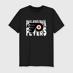 Мужская slim-футболка Филадельфия Флайерз , Philadelphia Flyers