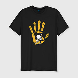 Мужская slim-футболка Pittsburgh Penguins Питтсбург Пингвинз Кубок Стэнл