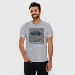 Футболка slim-fit Ford Performance, цвет: меланж — фото 2