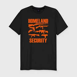 Мужская slim-футболка Национальная безопасность