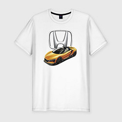 Мужская slim-футболка Honda Concept Motorsport
