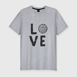 Футболка slim-fit Volleyball - Love, цвет: меланж
