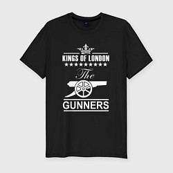 Мужская slim-футболка Arsenal The king of London Арсенал