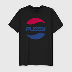 Мужская slim-футболка Pepsi Pussy