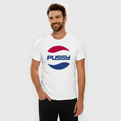 Футболка slim-fit Pepsi Pussy, цвет: белый — фото 2