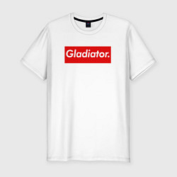 Футболка slim-fit Gladiator, цвет: белый