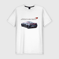 Мужская slim-футболка McLaren Racing Team Motorsport
