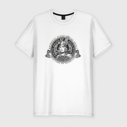 Мужская slim-футболка Валькирия Победа или Валгалла