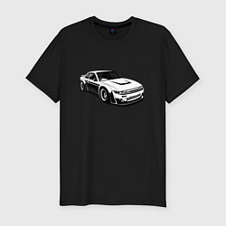 Мужская slim-футболка Nissan Silvia S13 RB