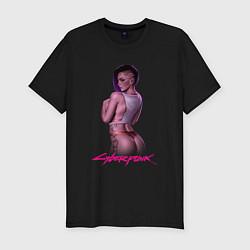 Футболка slim-fit Cyberpunk 18 Vi Ви, цвет: черный