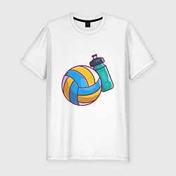 Мужская slim-футболка Ball & Water