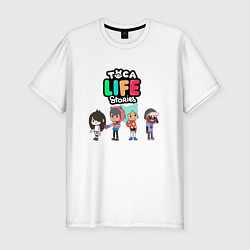 Мужская slim-футболка Toca Life World 3