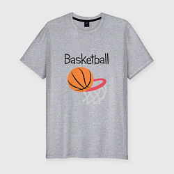 Мужская slim-футболка Game Basketball