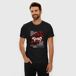 Футболка slim-fit Berserk red, цвет: черный — фото 2