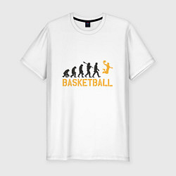 Мужская slim-футболка Basketball Fly