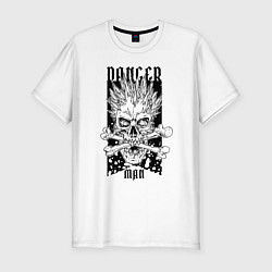 Мужская slim-футболка Danger mаn
