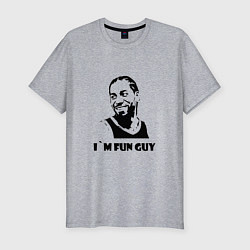 Мужская slim-футболка Fun guy Леонард Кавай