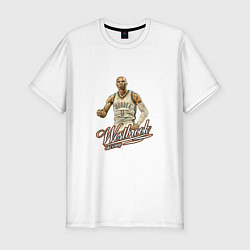 Мужская slim-футболка Westbrook