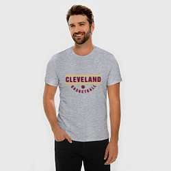 Футболка slim-fit Cleveland - Basketball, цвет: меланж — фото 2